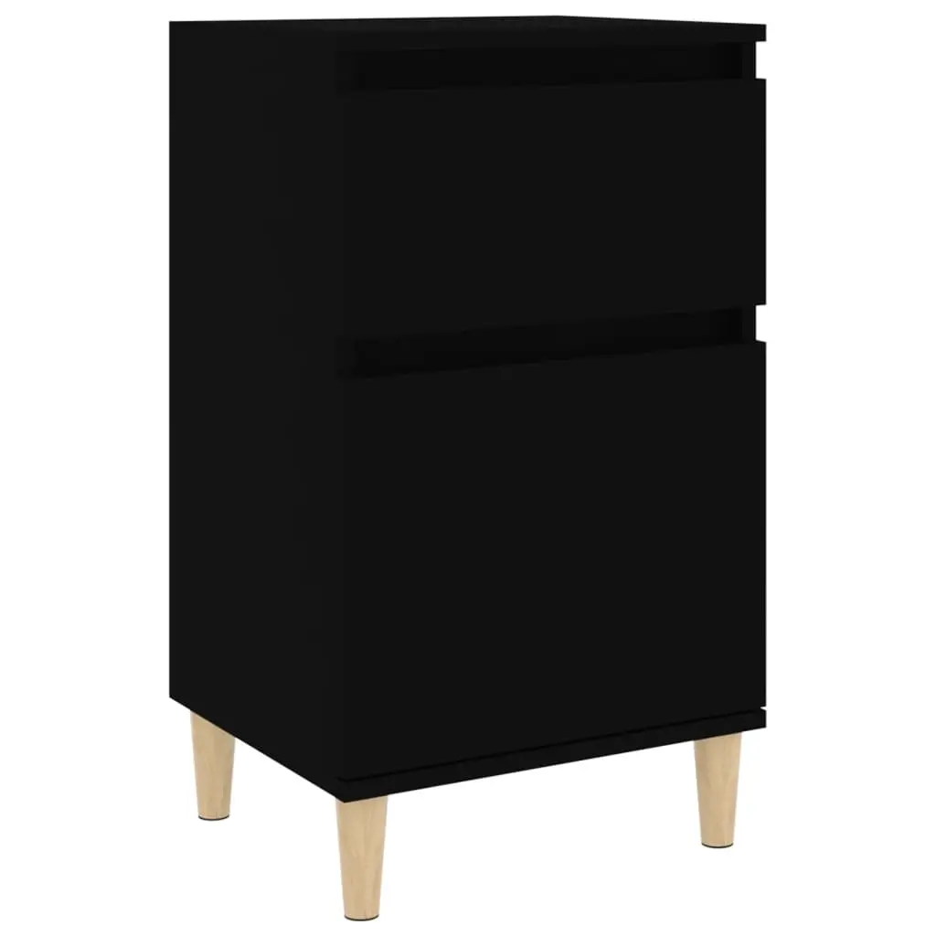Bedside Cabinet Black 40x35x70 cm 819694 - Furniture