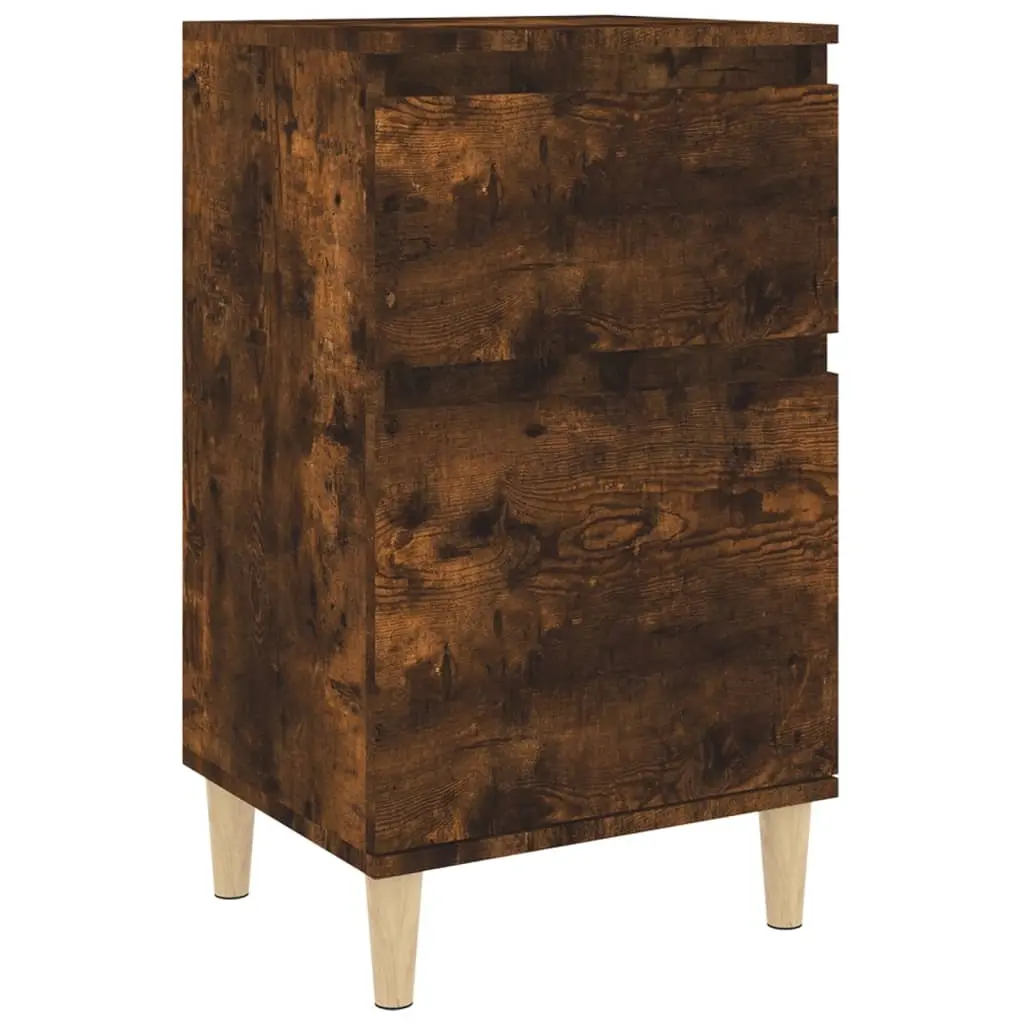 Bedside Cabinet Smoked Oak 40x35x70 cm 819702 - Furniture