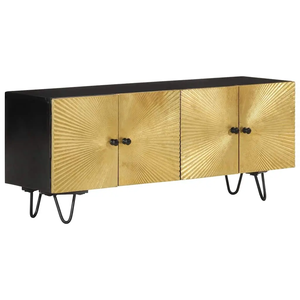 TV Cabinet 110x30x45 cm Solid Wood Mango 351625 - Furniture