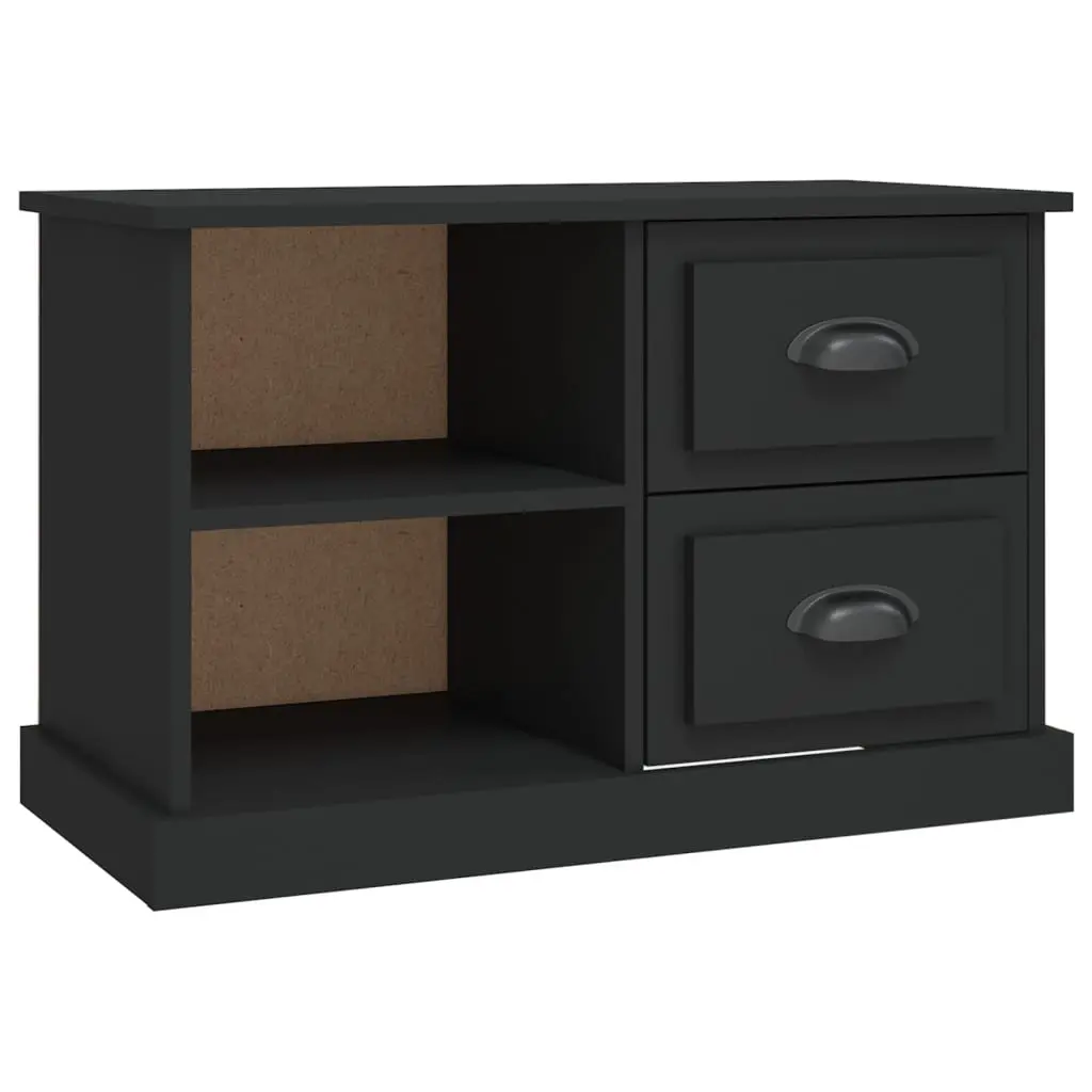 TV Cabinet Black 73x35.5x47.5 cm Engineered Wood 816169 - Furniture