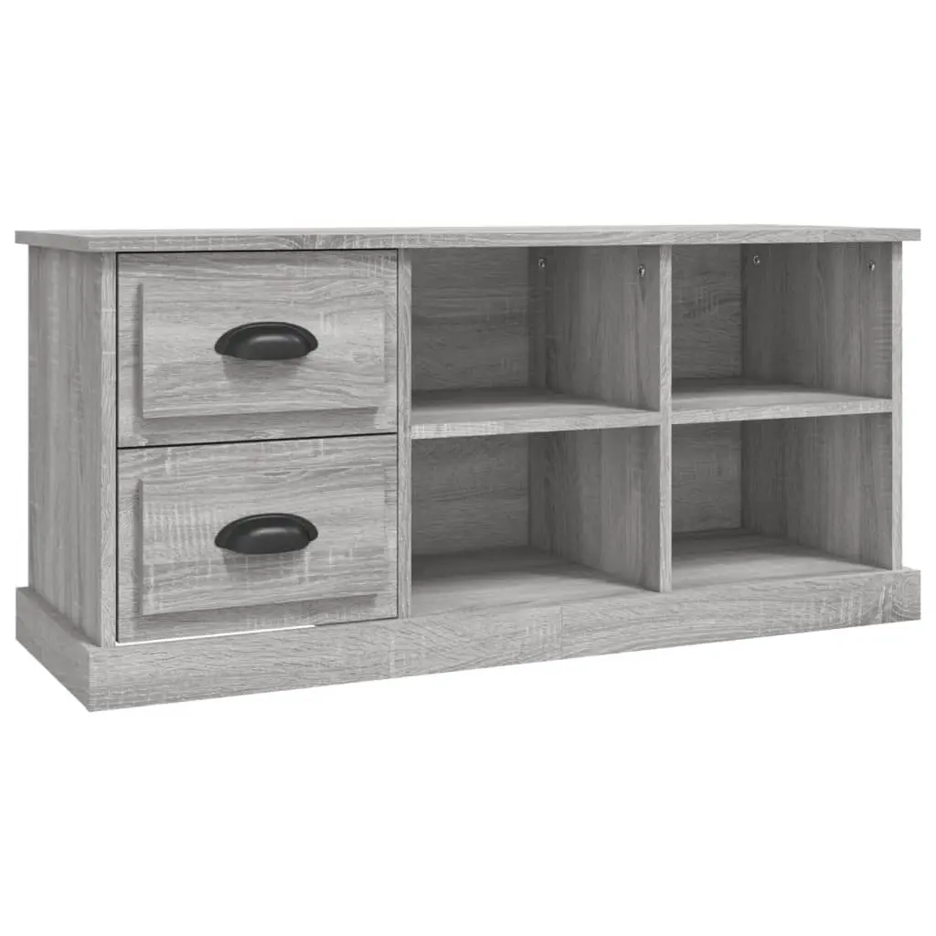 TV Cabinet Grey Sonoma 102x35.5x47.5 cm Engineered Wood 816182 - Furniture