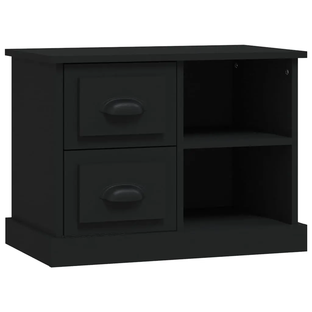 Bedside Cabinet Black 60x35.5x45 cm 816369 - Furniture