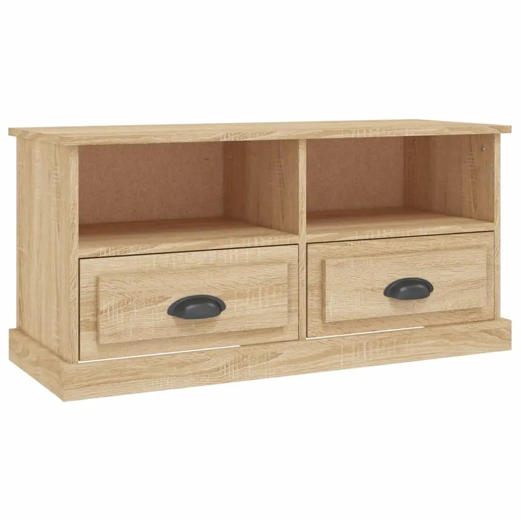 TV Cabinet Sonoma Oak 93x35.5x45 cm Engineered Wood 816467 - Furniture