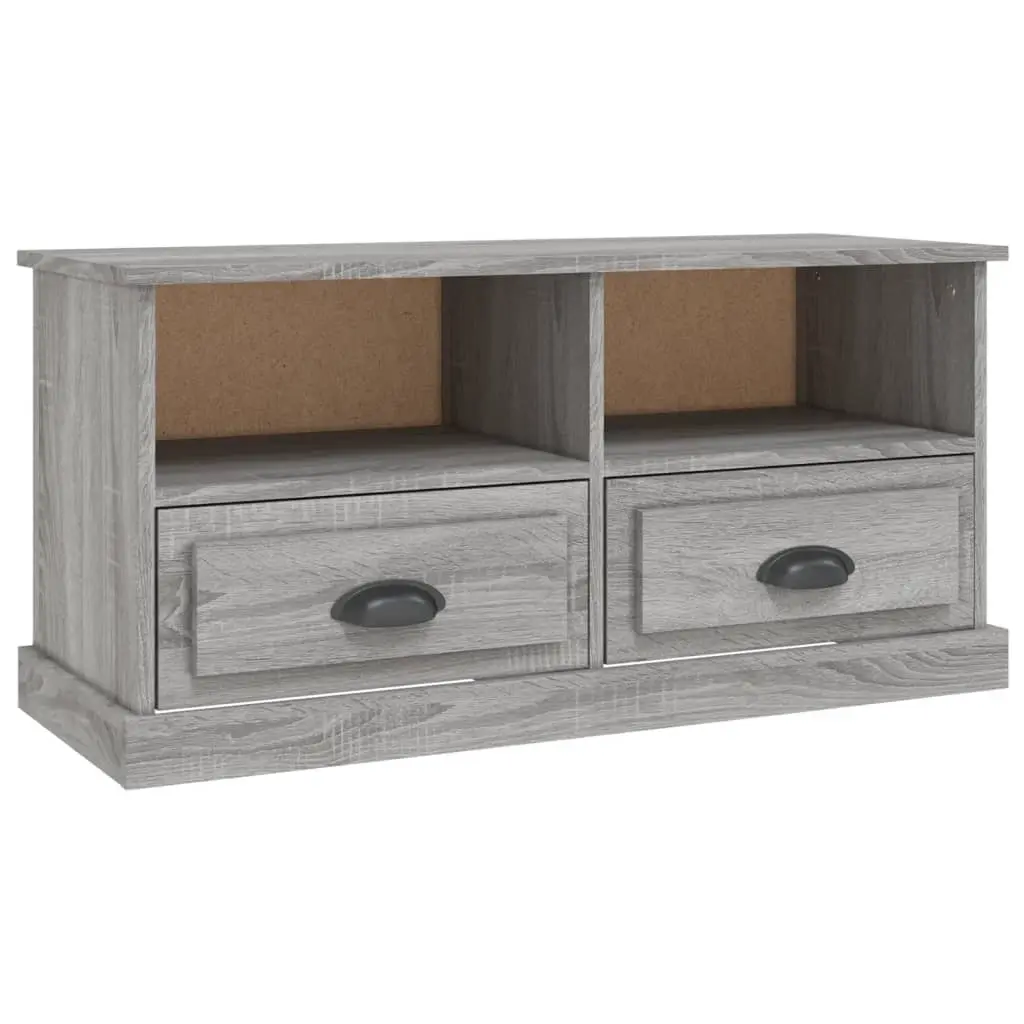 TV Cabinet Grey Sonoma 93x35.5x45 cm Engineered Wood 816470 - Furniture