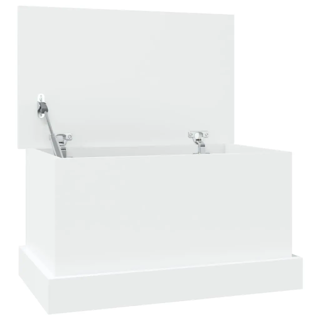 Storage Box White 50x30x28 cm Engineered Wood 816496 - Furniture