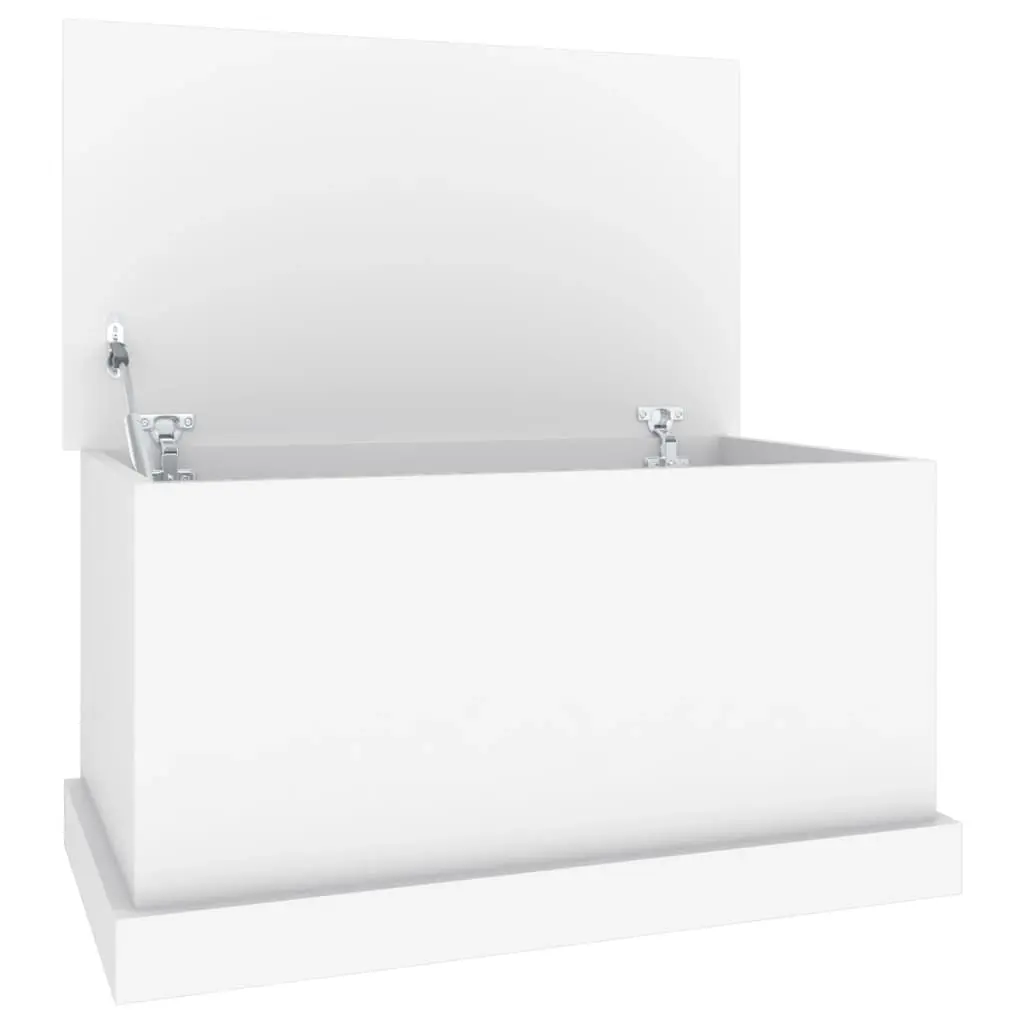 Storage Box White 70x40x38 cm Engineered Wood 816504 - Furniture