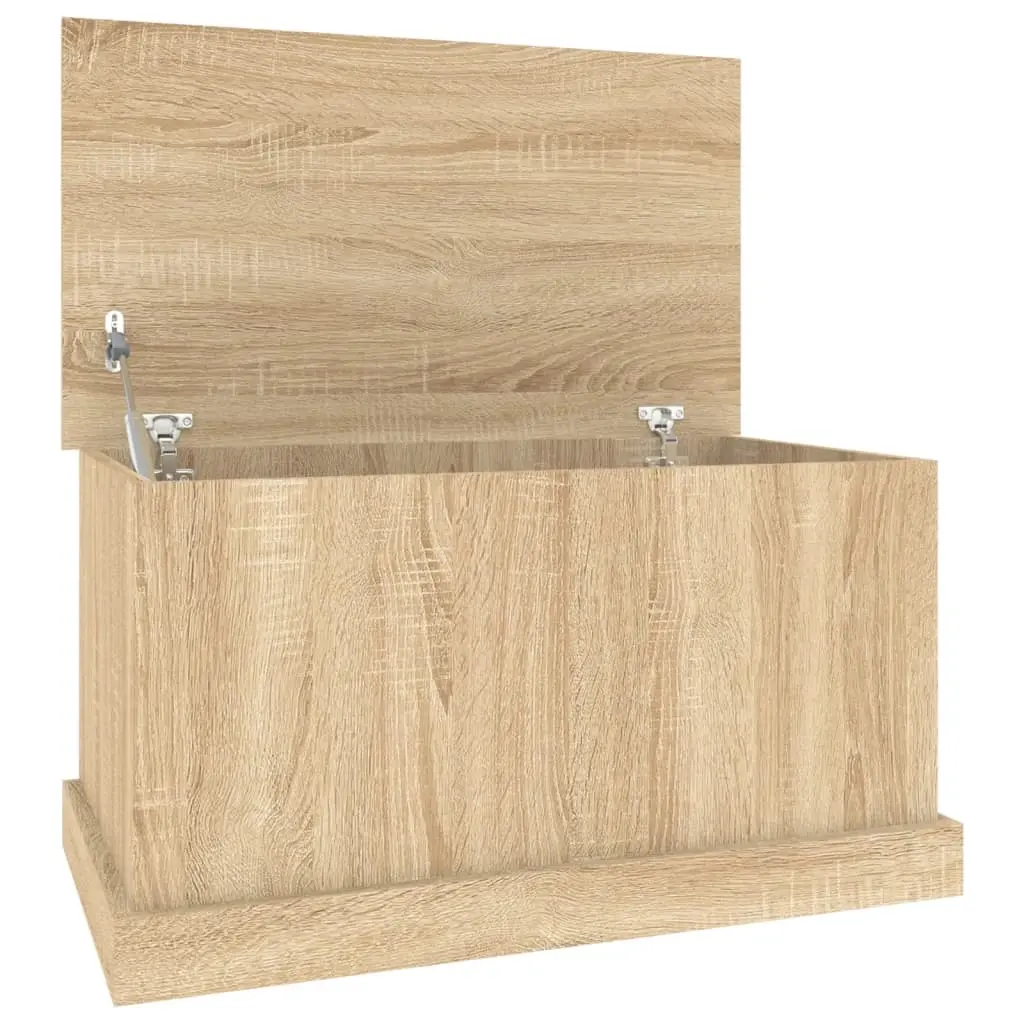 Storage Box Sonoma Oak 70x40x38 cm Engineered Wood 816507 - Furniture