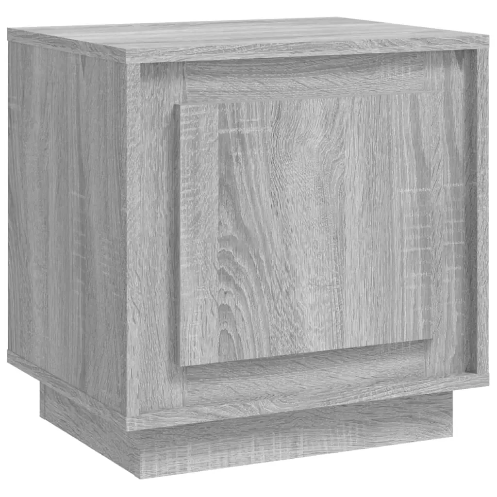 Bedside Cabinet Grey Sonoma 44x35x45 cm Engineered Wood 819848 - Furniture