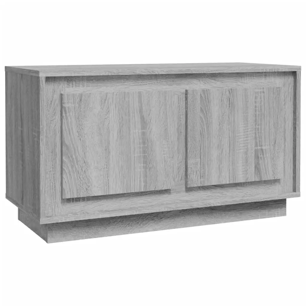 TV Cabinet Grey Sonoma 80x35x45 cm Engineered Wood 819858 - Furniture