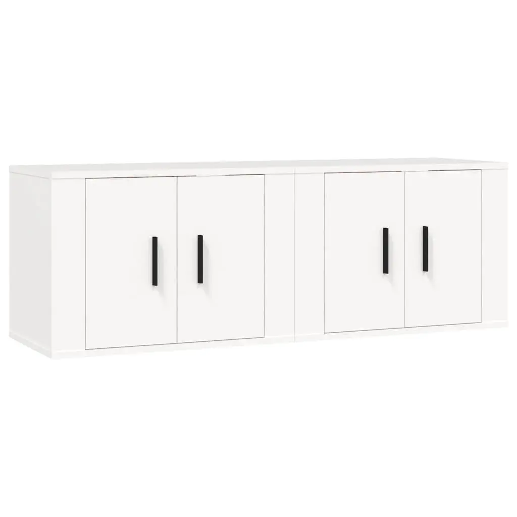 Wall-mounted TV Cabinets 2 pcs White 57x34.5x40 cm 3188334
