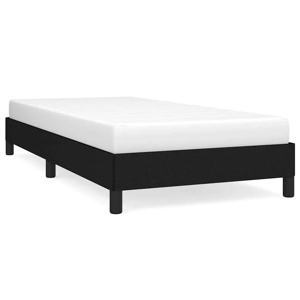 Bed Frame without Mattress Black King Single Fabric 355754 - Furniture