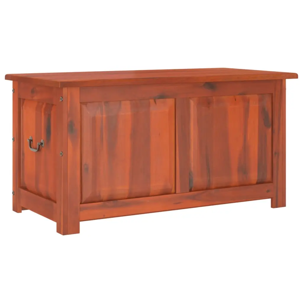 Storage Chest with Lid Brown Solid Wood Acacia 364916 - Furniture