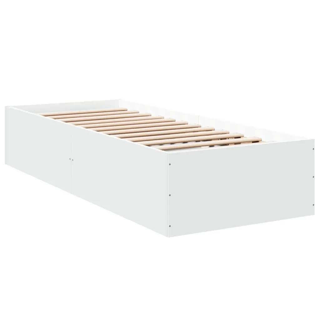 Bed Frame without Mattress White 90x190 cm 3281063 - Furniture