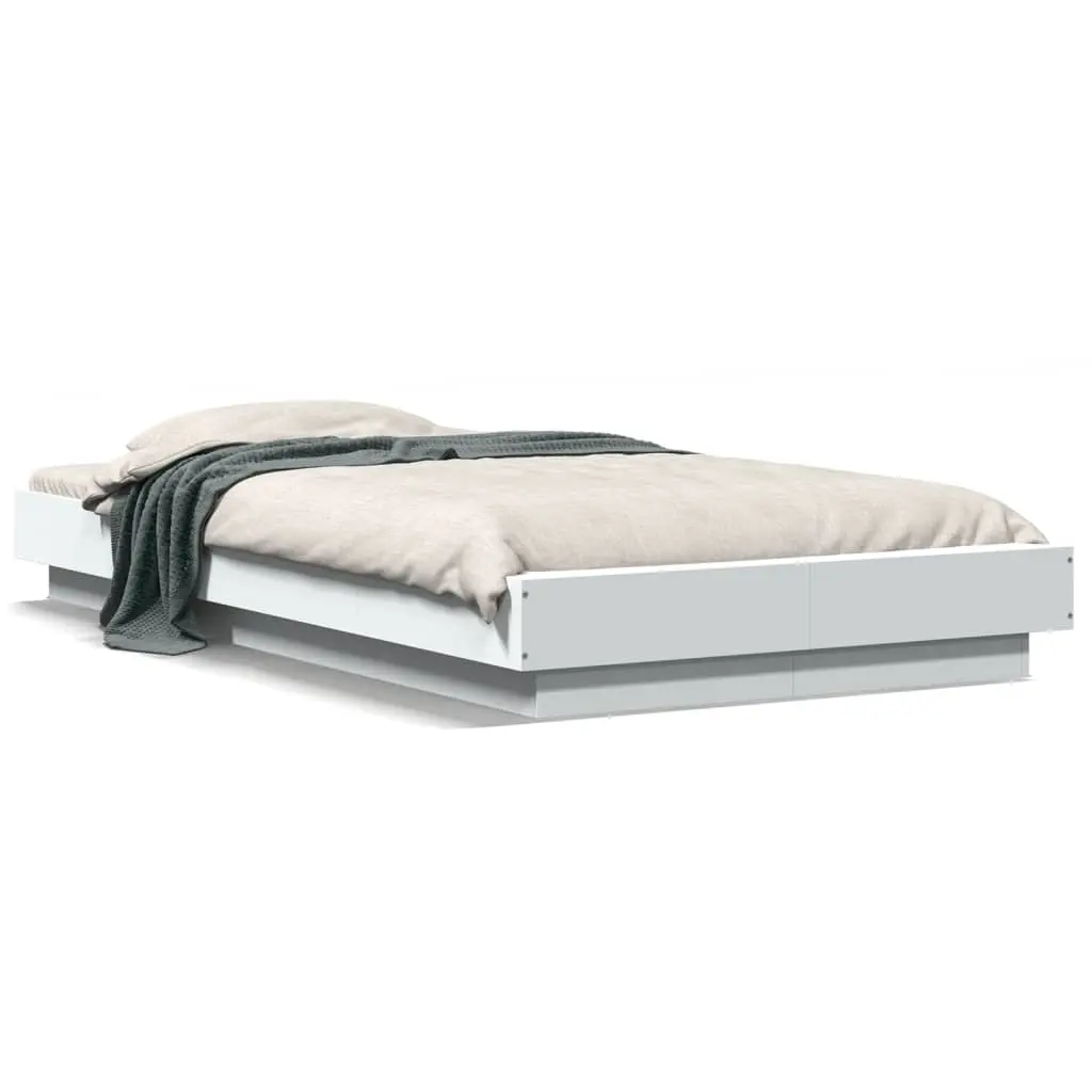 Bed Frame without Mattress White 90x190 cm 3281238 - Furniture