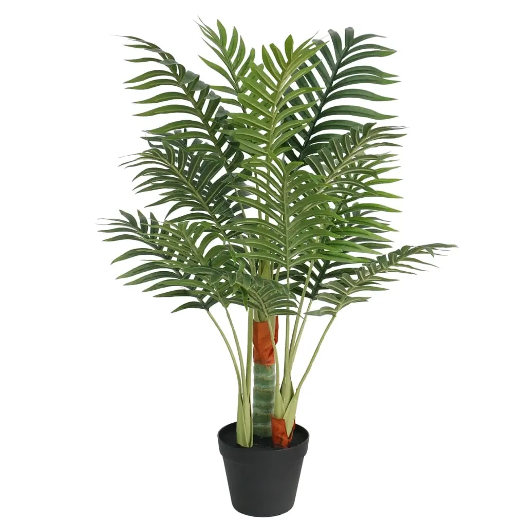 Artificial Palm Tree with 3 Trunks Green 85 cm PP 4010673 - Home & Garden