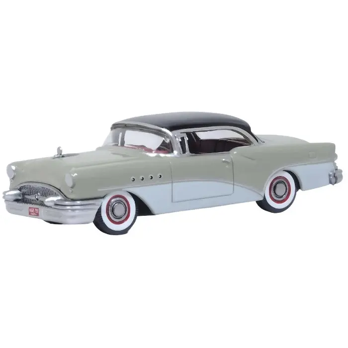 1/87 Buick Century 1955 Carlsbad Black/Windsor Grey/Dover White - Hobbies