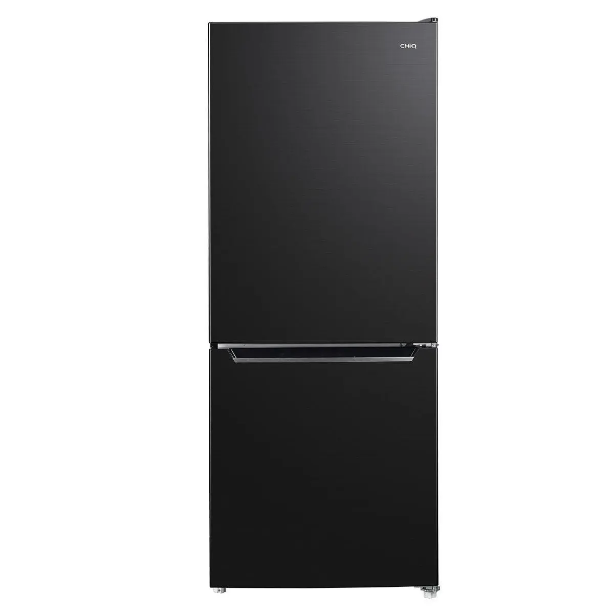 CHiQ 282L Bottom Mount Refrigerator Black Steel - Home & Garden