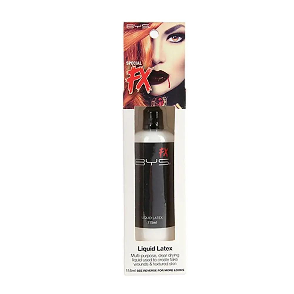BYS Special FX 115ml Clear Liquid Latex Costume Makeup Quick Drying/Fake Wounds - Beauty