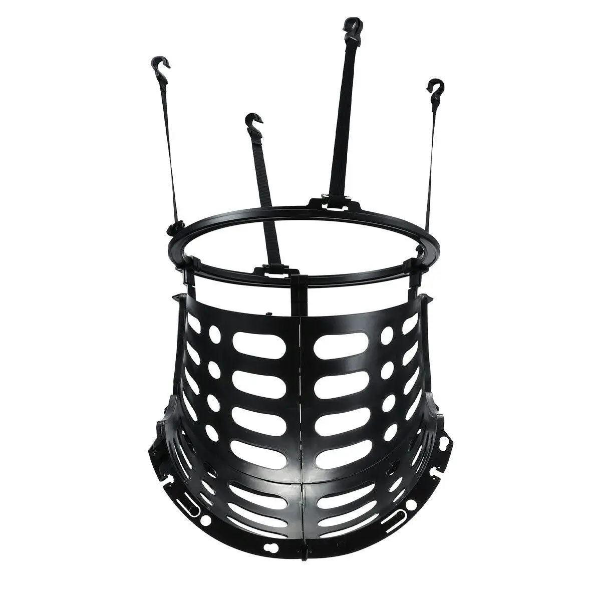 Genki Basketball Ring Hoop Ball Returner Rebounder Return System Attachment Training Equipment Set for Kids Adults - Sports & Outdoor