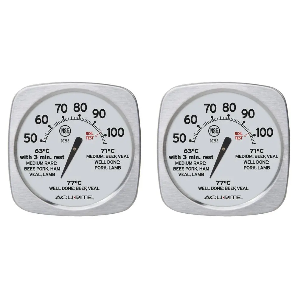 2x AcuRite Gourmet Meat/Food Thermometer Celcius Home Kitchen Cooking Utensil - Home & Garden
