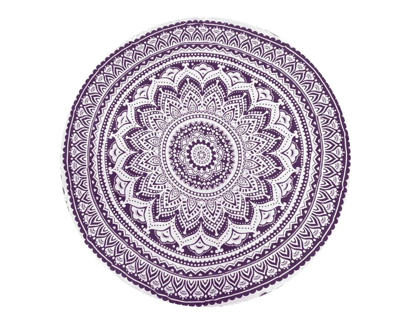 TODO Luxury Edition Chiffon Digital Print Beach Throw Yoga Purple Boho - Beauty