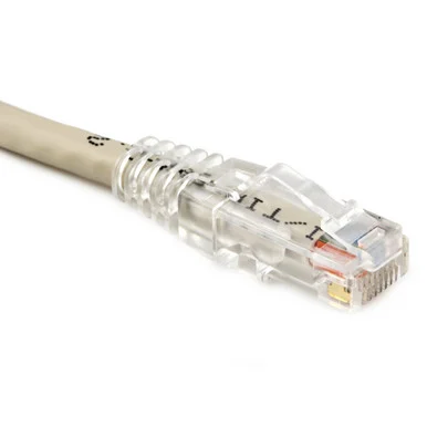 Weltron 90-C6CB-AH-003 3ft Grey Cat6 Snagless Patch Cable