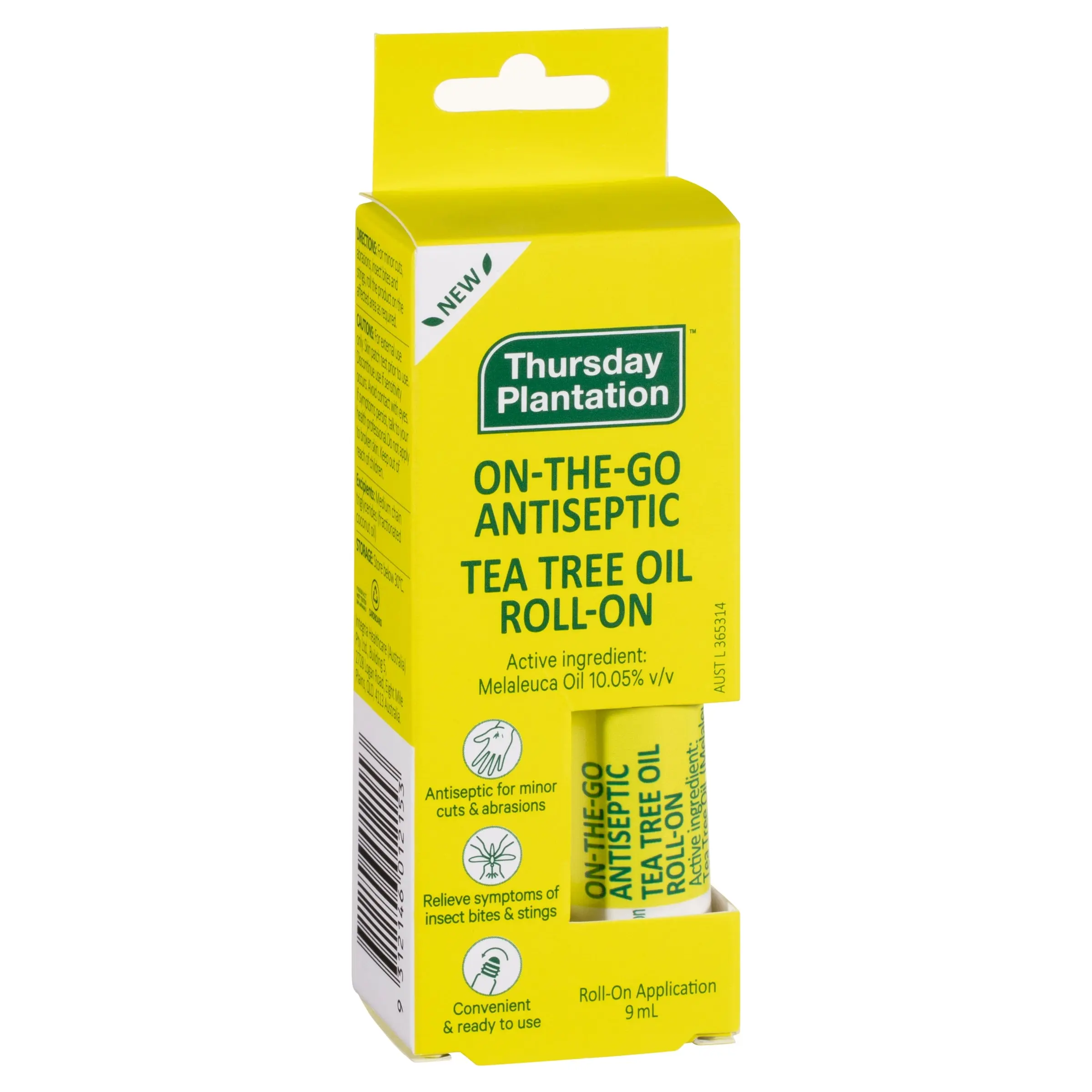 Thursday Plantation Antiseptic Tea Tree Oil Roll On 9ml - Beauty