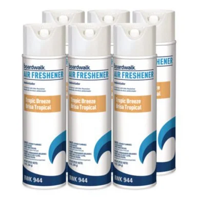 Boardwalk 944 Aerosol Air Freshener, Tropic Breeze, 10 Oz Aerosol Can, 6/carton
