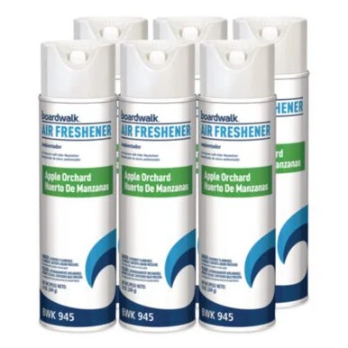 Boardwalk 945 Aerosol Air Freshener, for Apple Orchard, 10 Oz Aerosol Spray, 6/carton