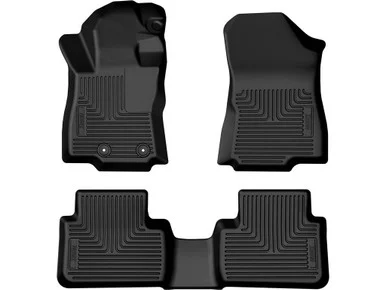 Husky Liners 95381 Weatherbeater Front And 2nd-Row Floor Mats Black 3-Piece for 2025 for Subaru Forester