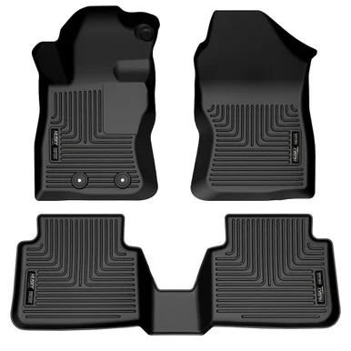 Husky Liners 95451 Weatherbeater Front And 2nd-Row Floor Mats Black 3-Piece for 2024-2025 for Subaru Crosstrek And Impreza
