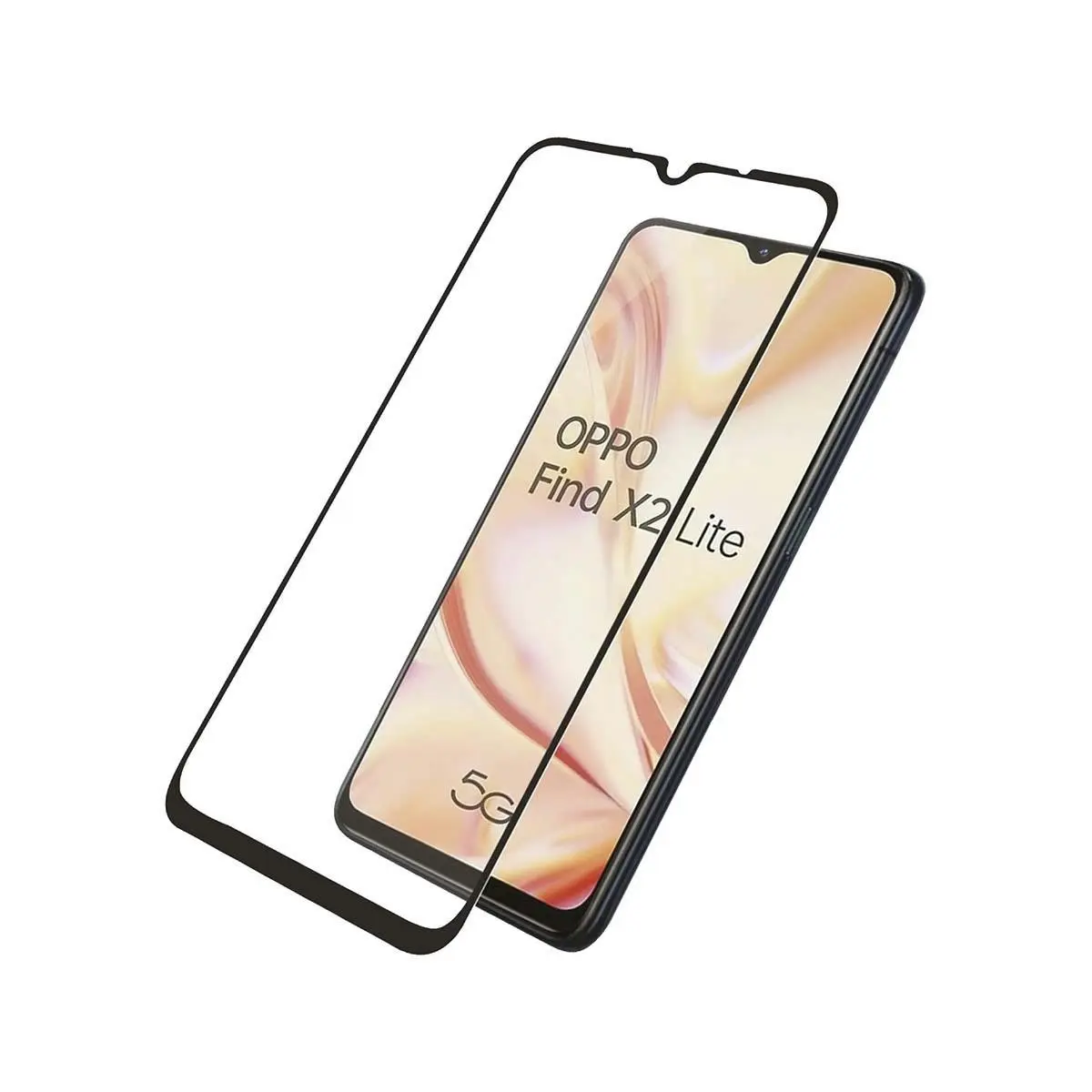PanzerGlass Screen Protector/Cover Glass Case For Oppo Find X2 Lite/A91 - Black