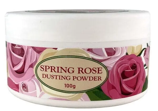 Spring Rose Dusting Powder 100g Soft Smooth Skin Light Fragrance - Beauty