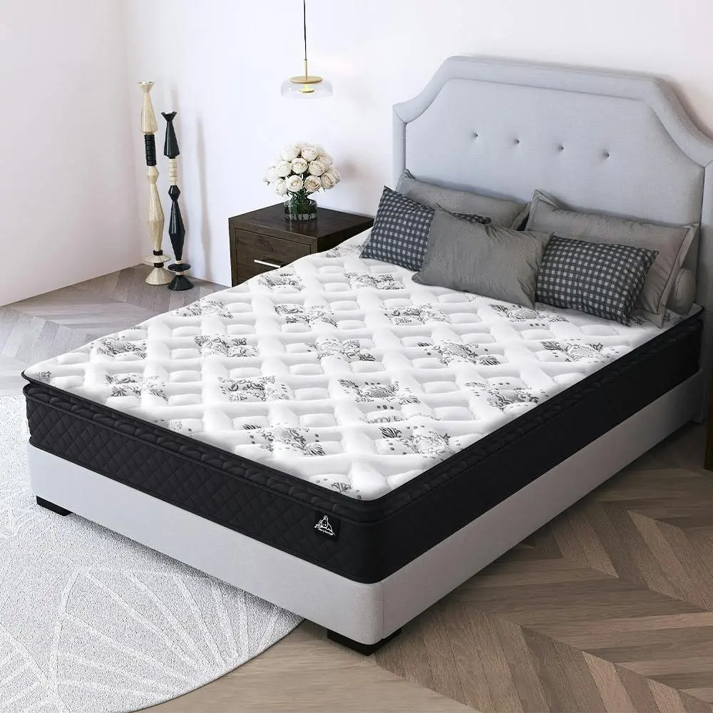 Starry Eucalypt Mattress Pillow Top Bonnell King - Ultimate Mattress Sale - Save up to $600