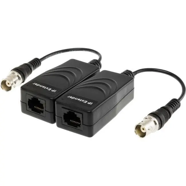 Doss IPOC200 Passive 200M Ethernet/IP Signal Extender Over Coax Cable Pair Black - Home & Garden