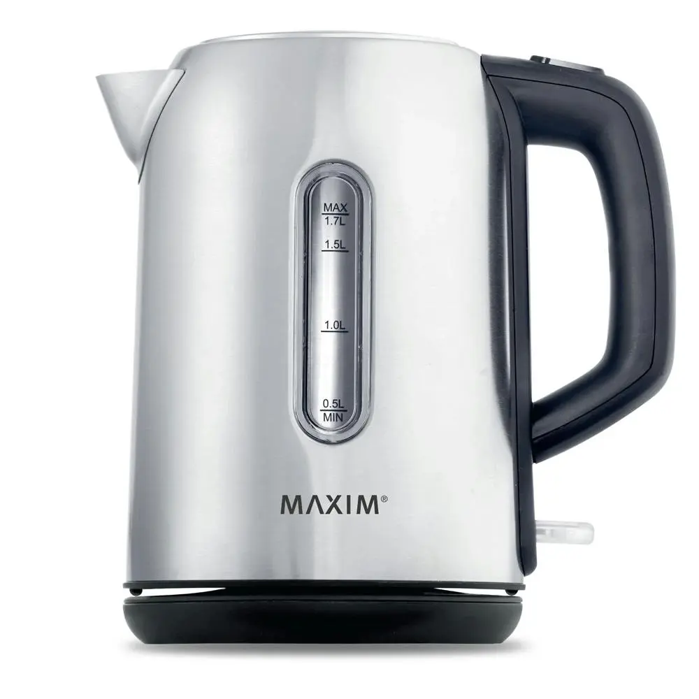 Maxim Kitchenpro 1.7L Stainless Steel Electric Water Kettle Coffee/Tea Boiler - Home & Garden