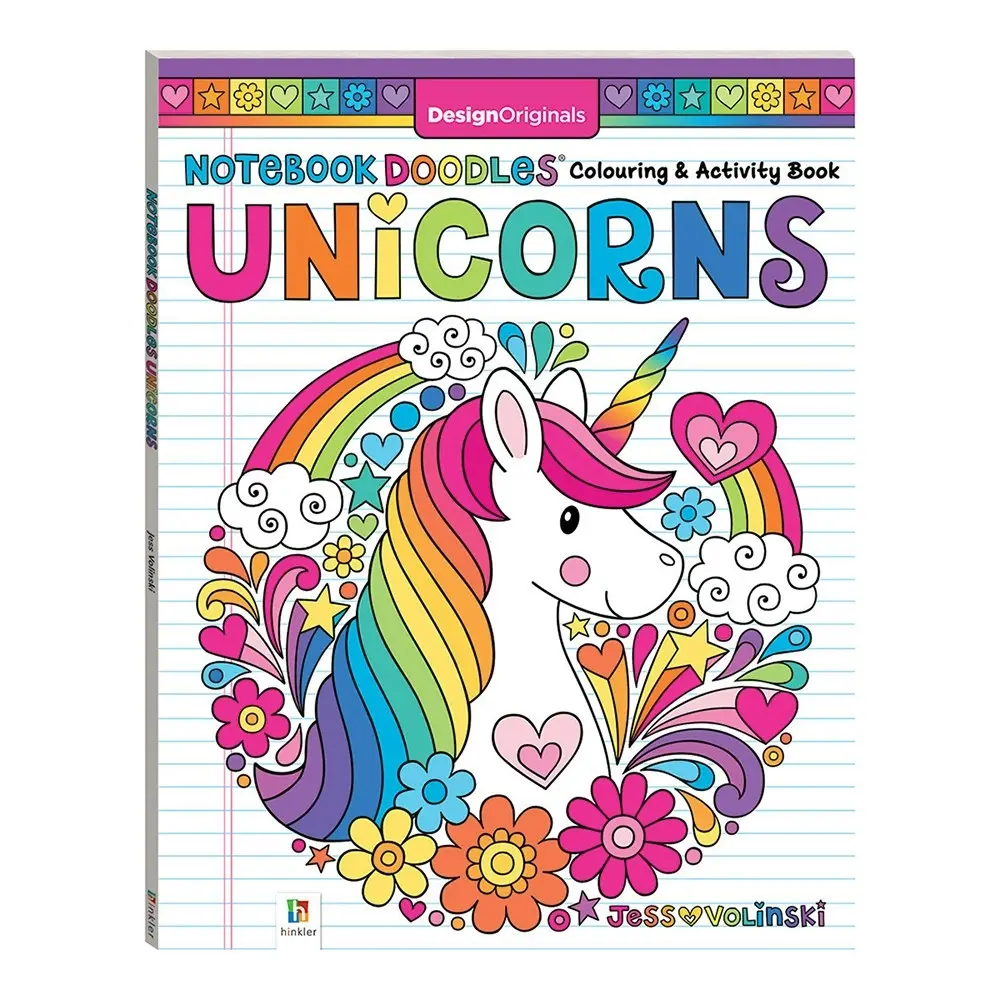 Kaleidoscope Notebook Doodles: Unicorns Kids Activity Book Childrens 6y+ - Entertainment