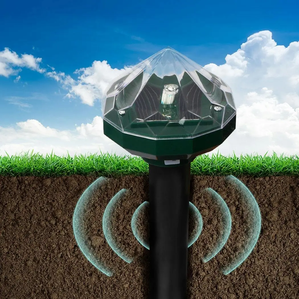 Lambu 8X Snake Repeller Rat Mouse Trap Pest LED Solar Powered Repellent Rodent - Home & Garden