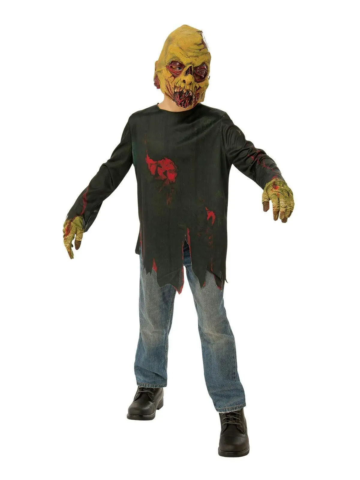 Rubies Zombie Avenger Dress Up Party/Halloween Costume Kids/Boys/Children Size L - Fashion