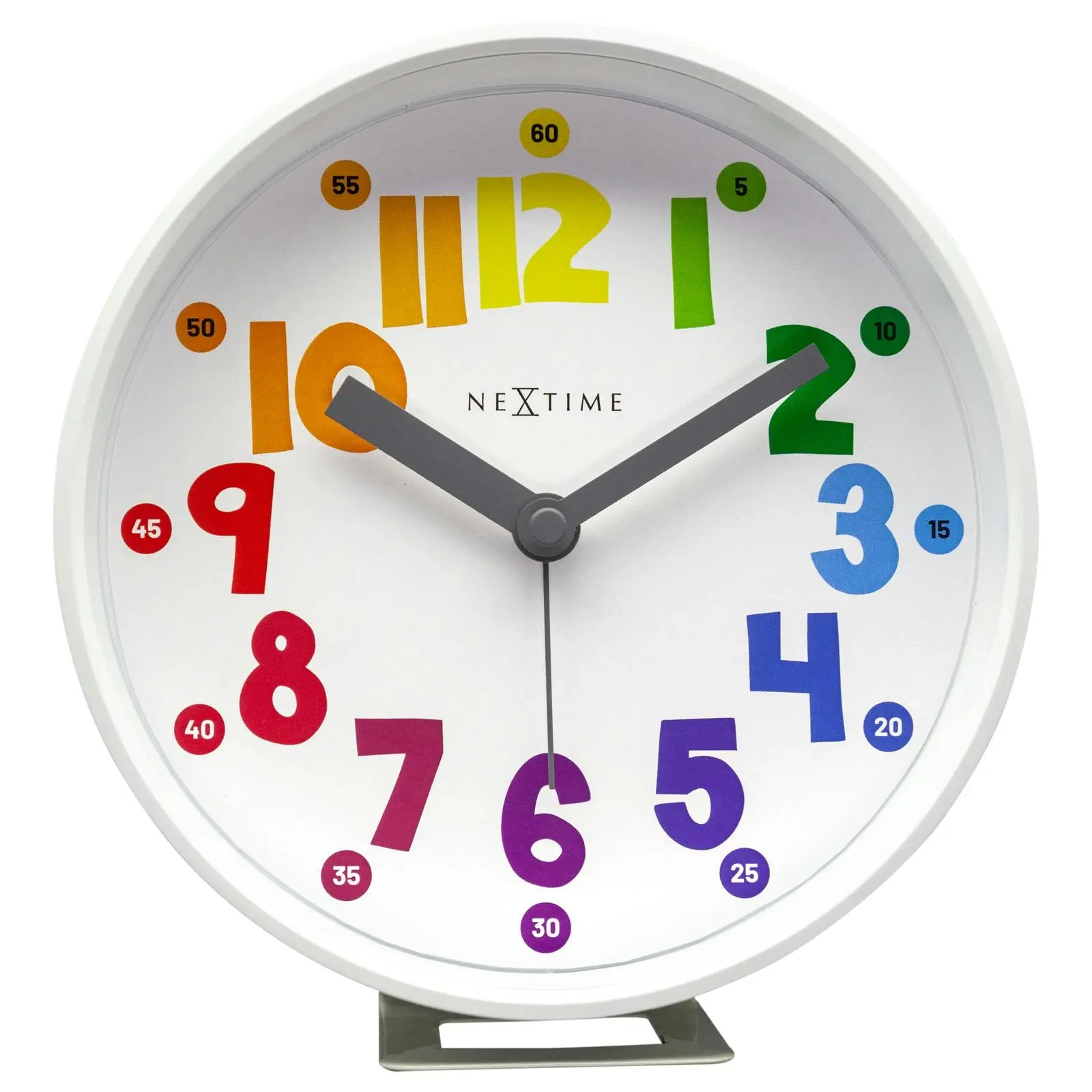 NeXtime Sophia Plastic 12.5x13cm Desk/Bedside Alarm Clock Analogue w/Night Light - Home & Garden