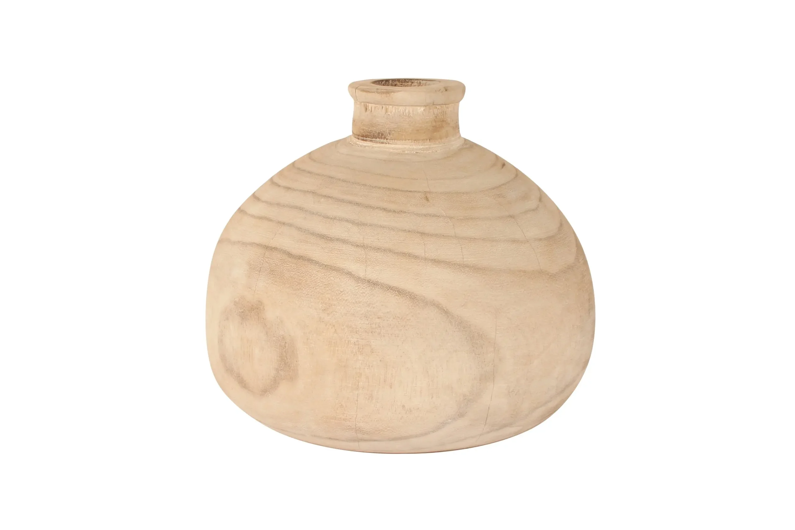 Taman Wood Vase 25 x 20cm - Home & Garden