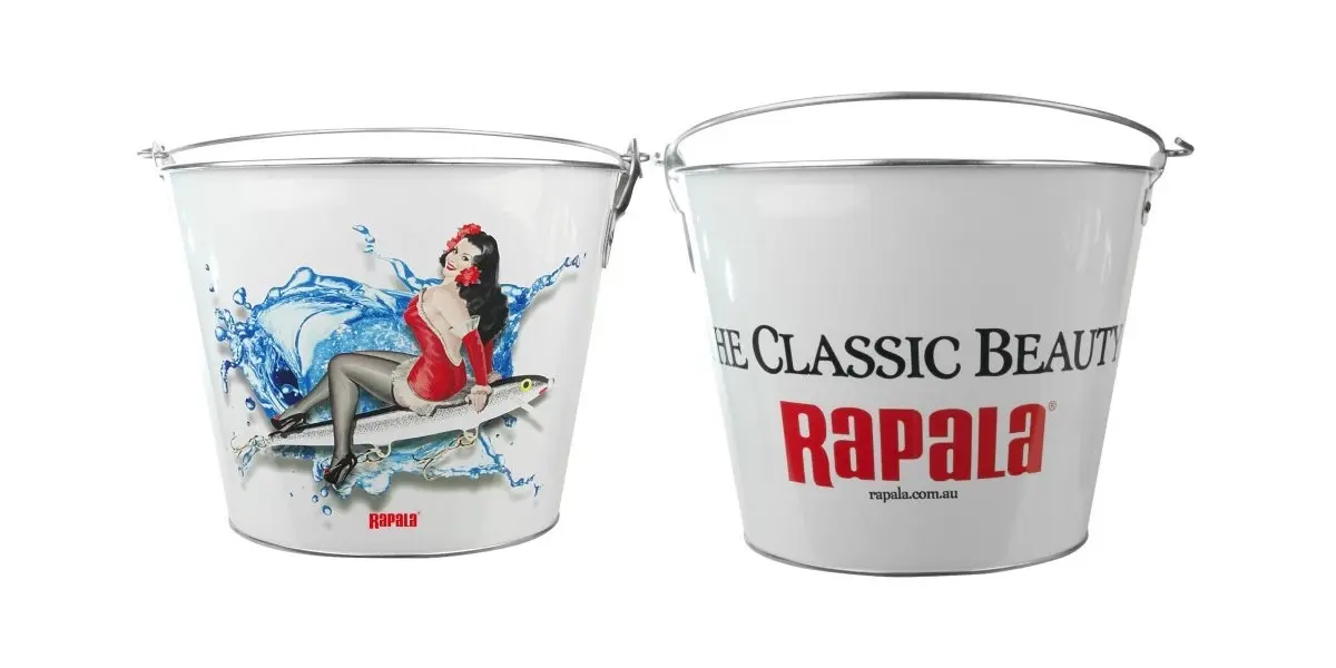 Rapala Tin Beer Bucket - "Classic Beauty" Ice Bucket