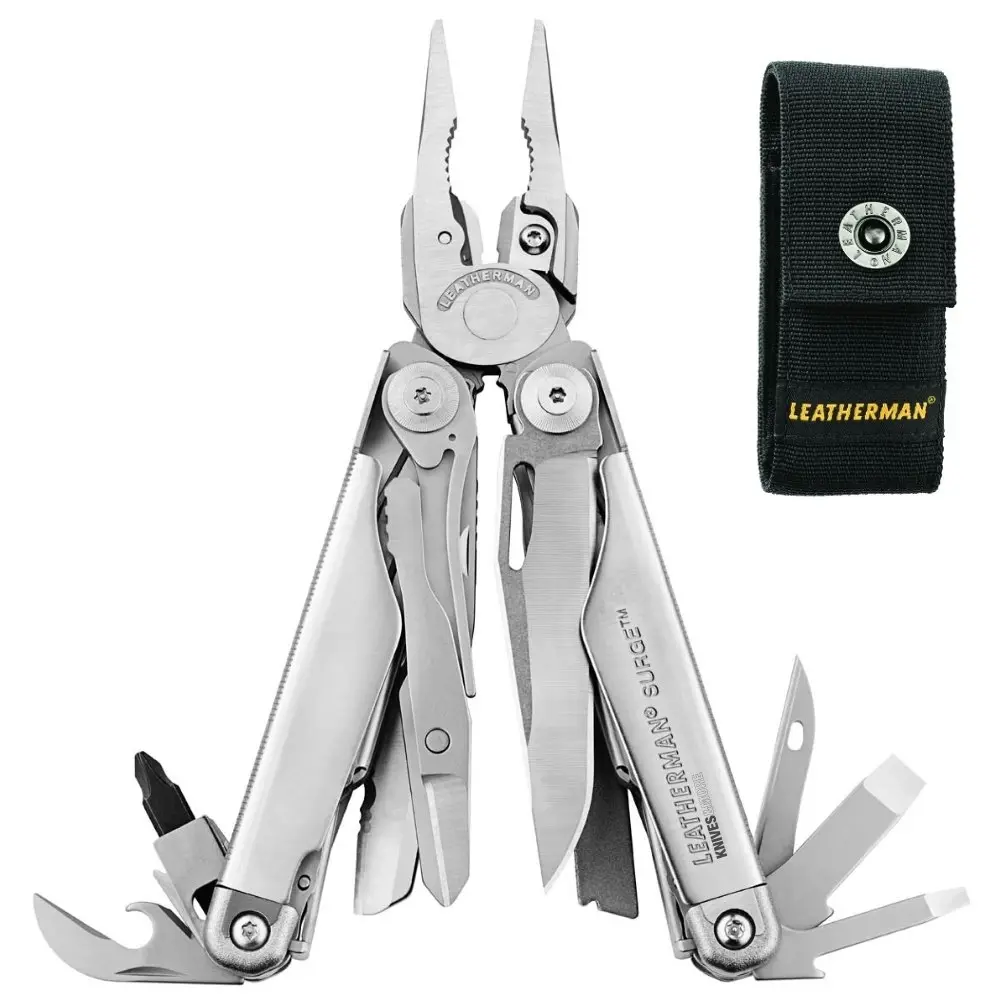 Leatherman Surge Stainless Steel Multi-Tool & Leather Sheath
