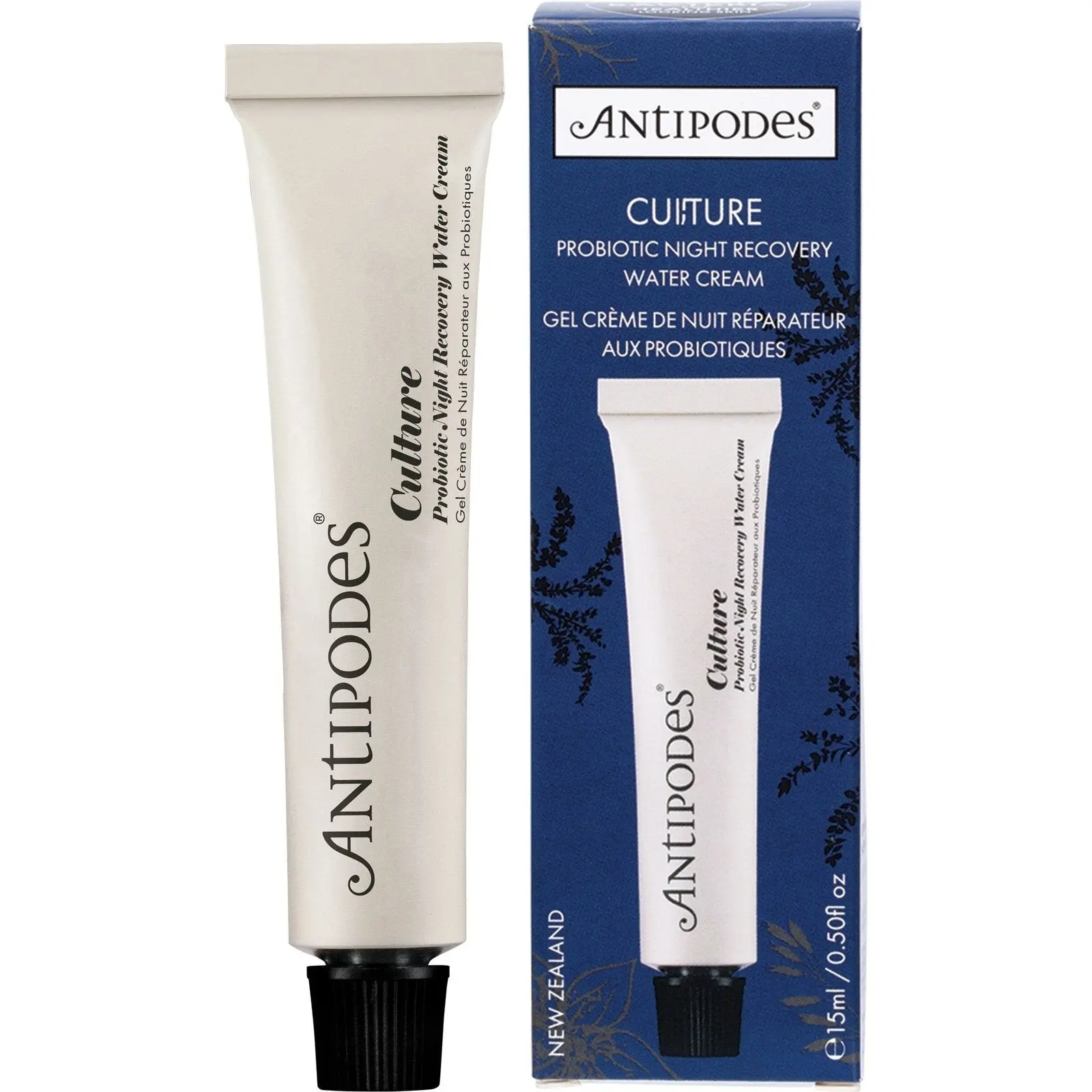 Antipodes Culture Probiotic Night Recovery Water Cream 15ml - Beauty