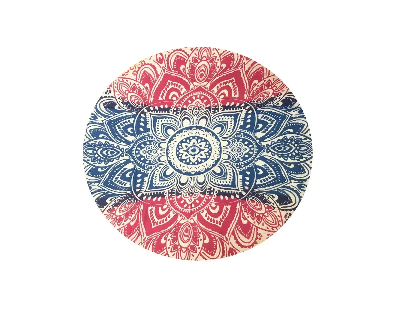 TODO Luxury Edition Chiffon Digital Print Beach Throw Yoga Blue Pink Boho - Beauty