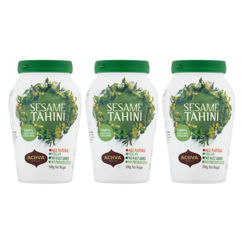 Achva Sesame Tahini 500g x 3 - Groceries