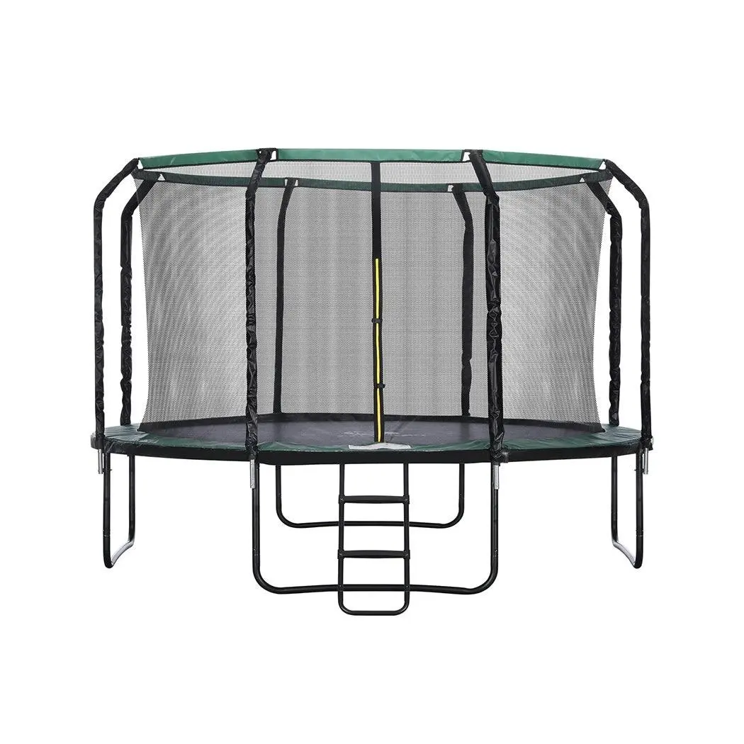 Centra Trampoline Round Trampolines Basketball set Safety Net Pad Mat 12FT - Toys & Games