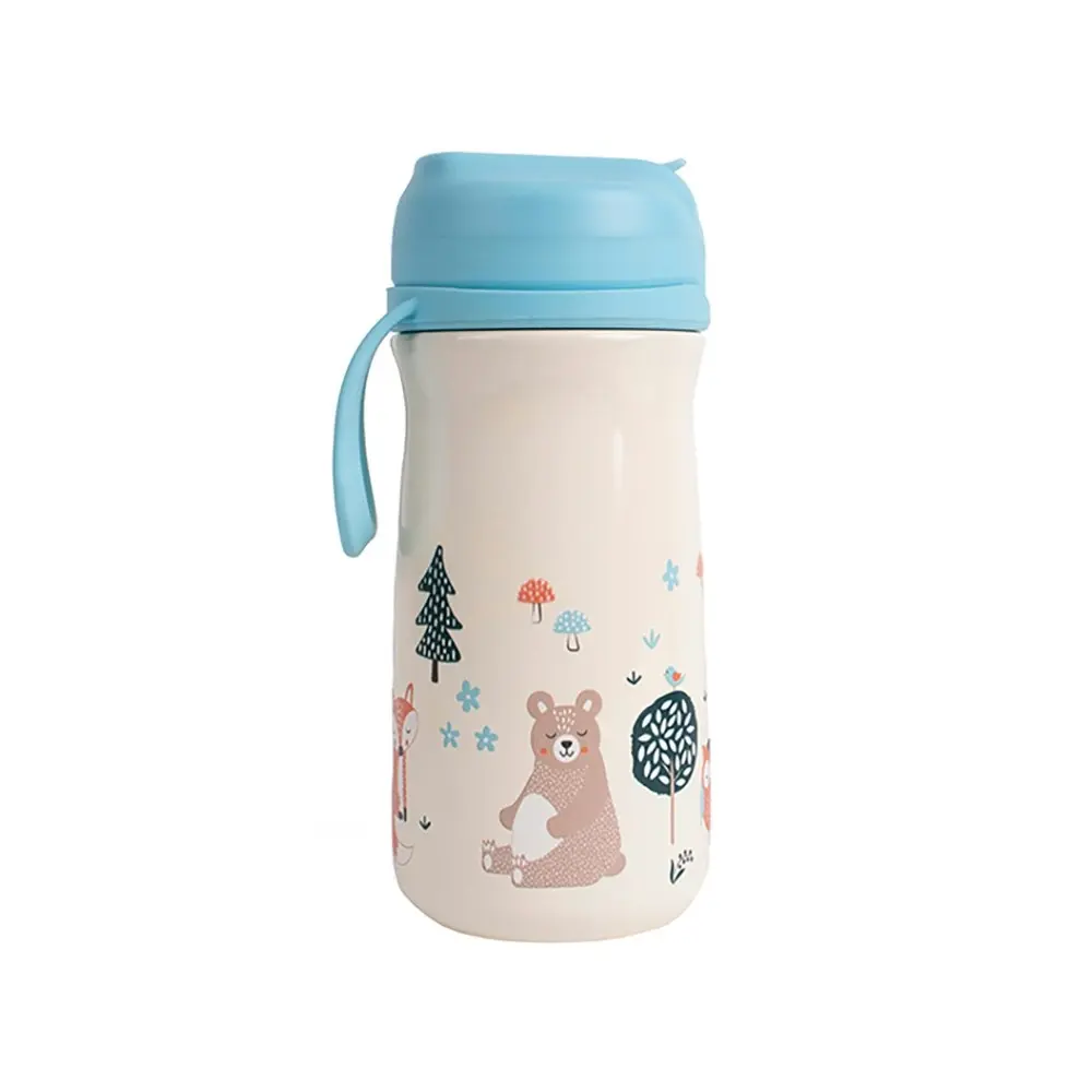 Ladelle 370ml Kids/Children Woodland Stainless Steel D/Wall Drink Water Bottle - Home & Garden