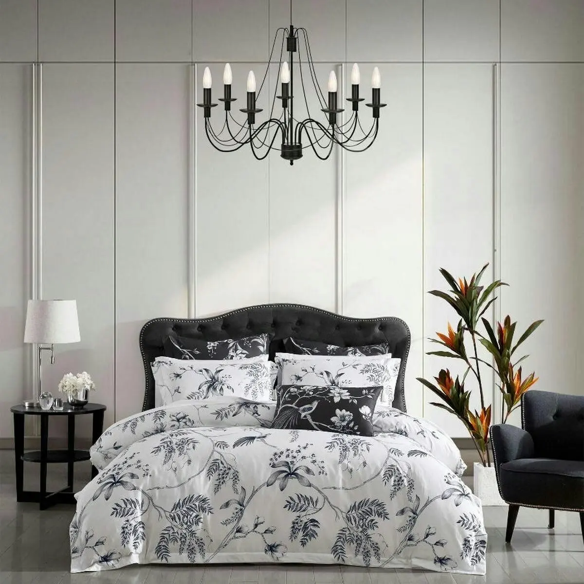 Linen House Ellison White Queen Quilt Cover Set - Home & Garden