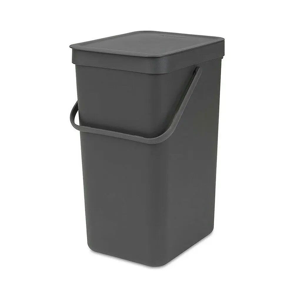 Brabantia Waste Bin Sort & Go 16 Litre | Grey - Home & Garden